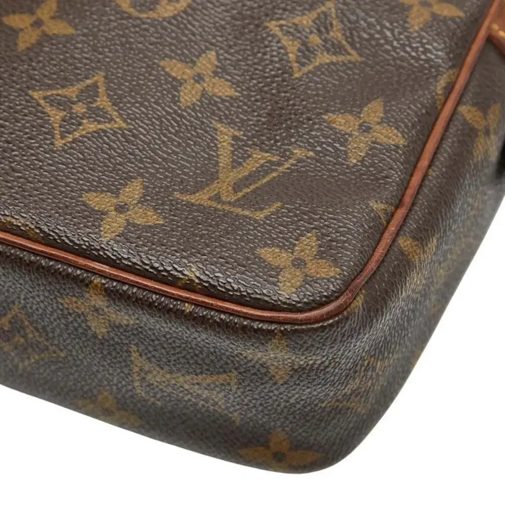 LOUIS VUITTON Authentic Brown Monogram Leather Bag